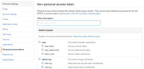 get access token in GitHub