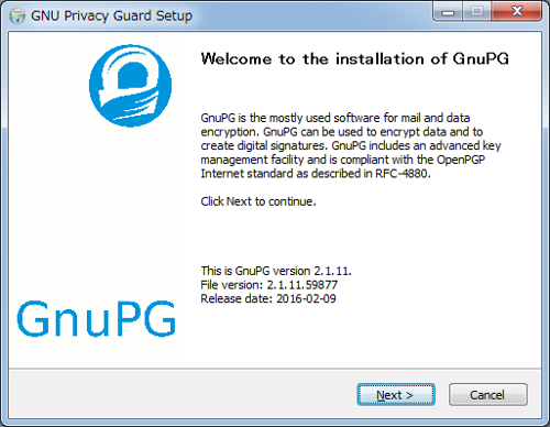 Installing GnuPG for Windows (1)