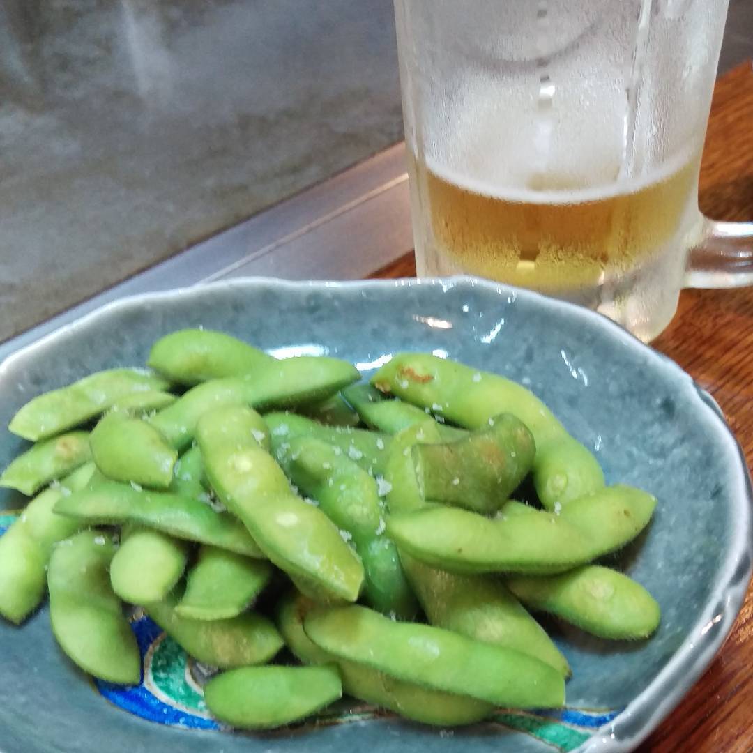 夏は枝豆とビール